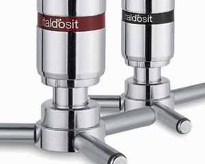 Dozator za žgane pijače / srebrn / 50ml