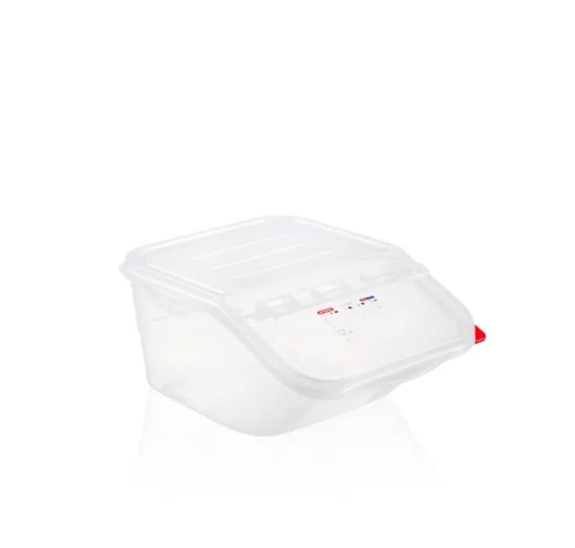 Posoda za sestavine / 42x34x20cm / z dvojnim pokrovom / 16L