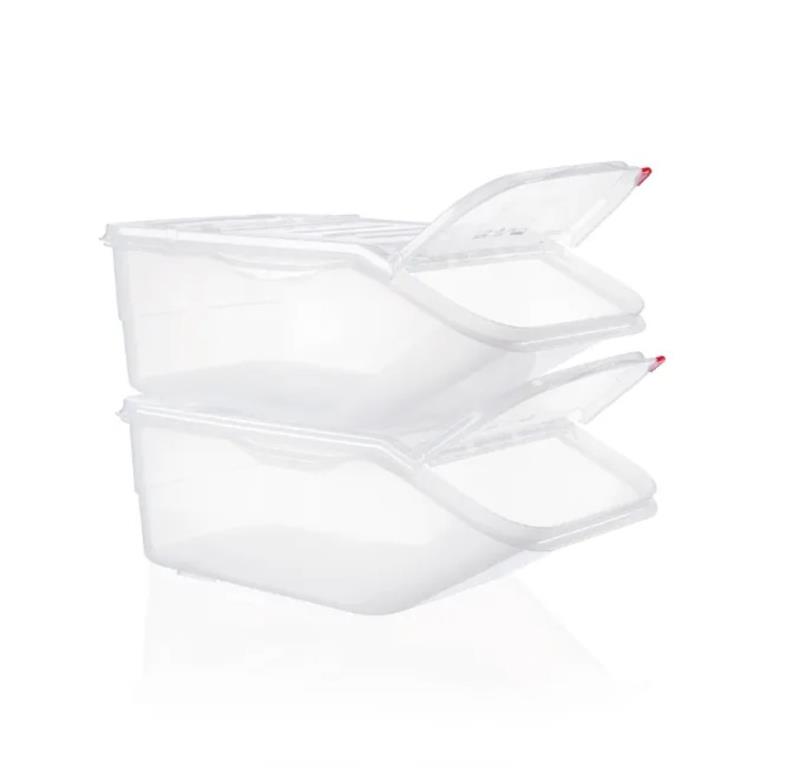 Posoda za sestavine / 42x34x20cm / z dvojnim pokrovom / 16L