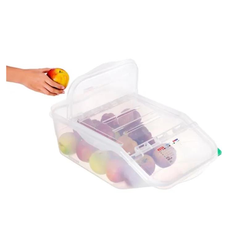 Posoda za sestavine / 40x20x20cm / z dvojnim pokrovom / 7L