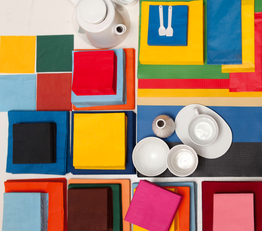 Servieti / 2-slojni / 33x33cm / modri / 250kos