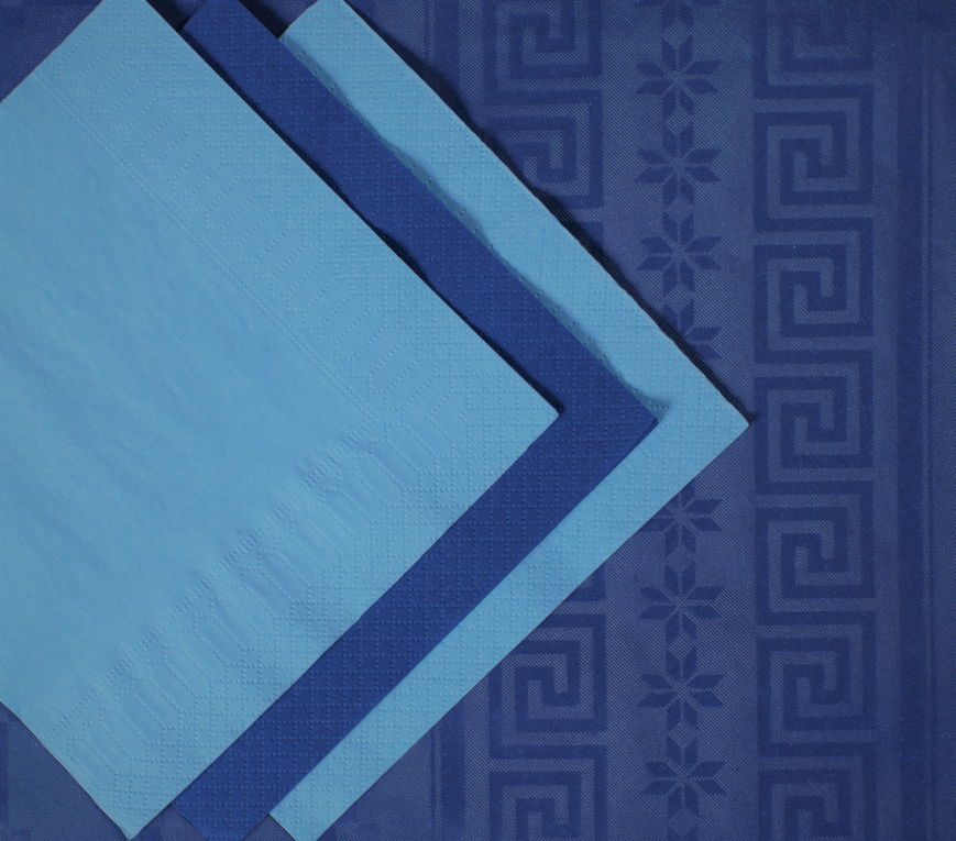 Servieti / 2-slojni / 24x24cm / modri / 250kos