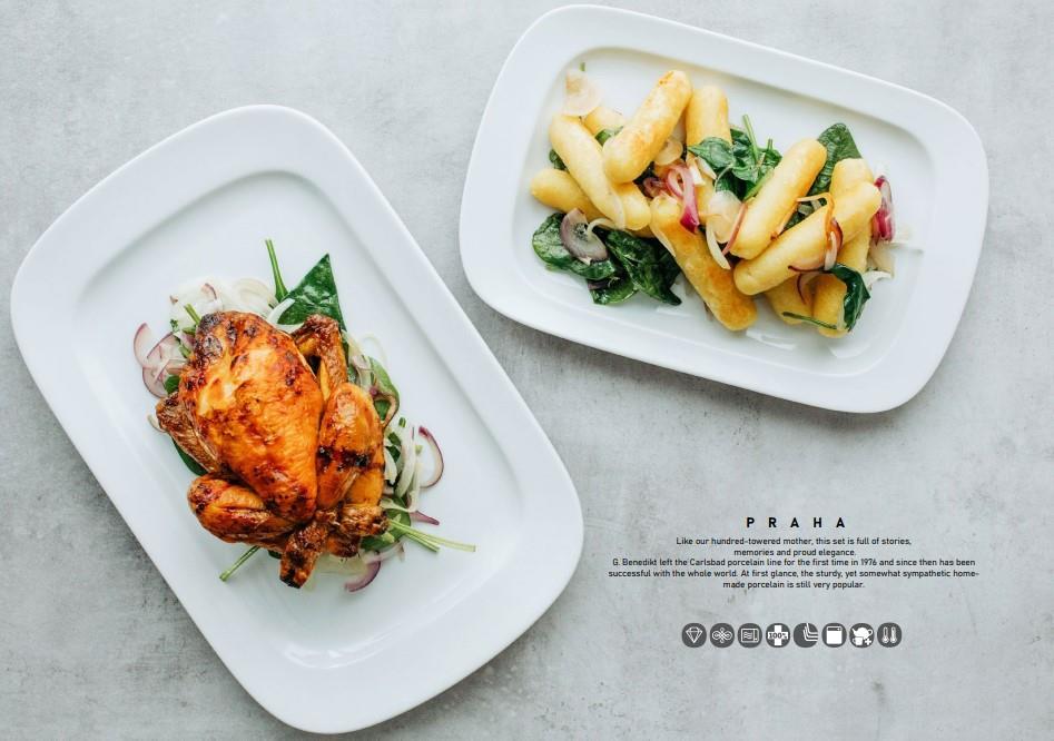 Praha plitki krožnik / 32cm / 6kos