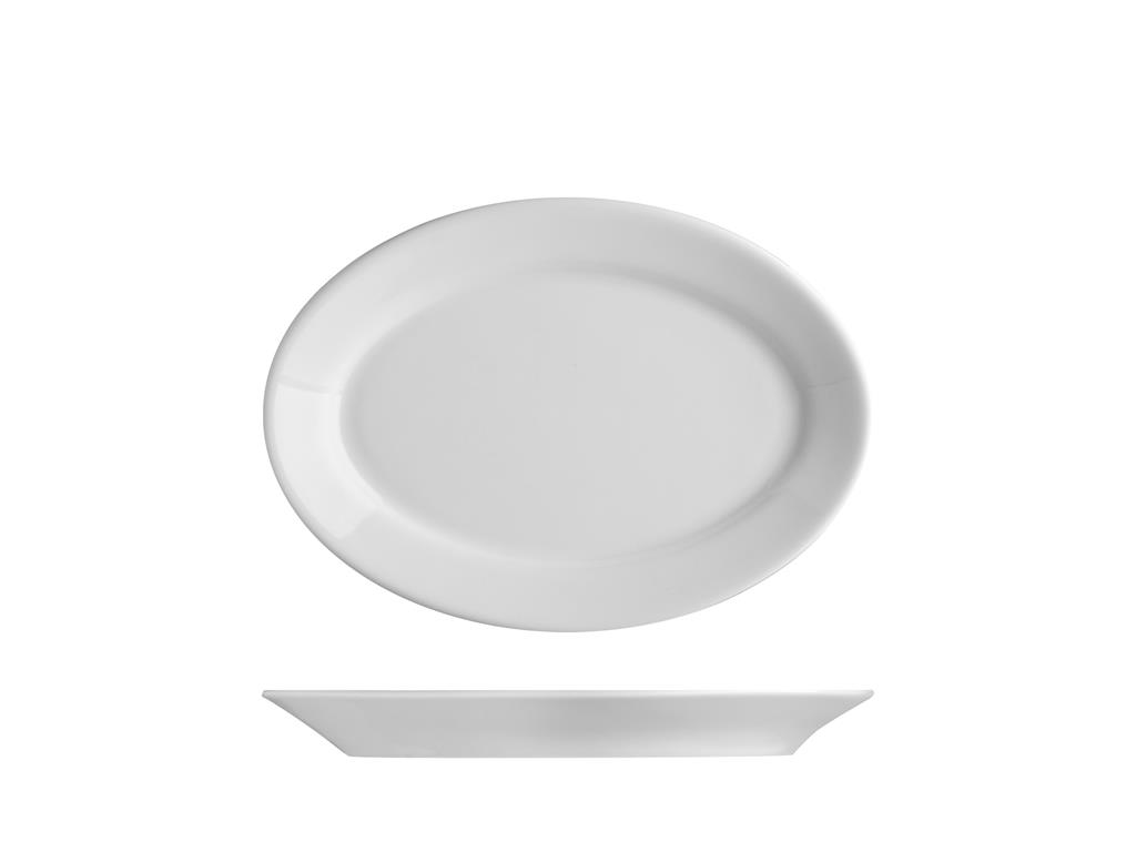 Princip ovalni krožnik / 24cm / 6 kos