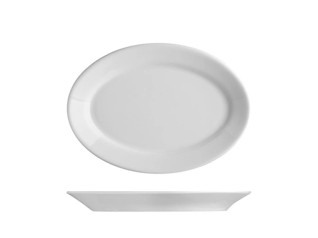 Princip ovalni krožnik / 32cm / 3 kos