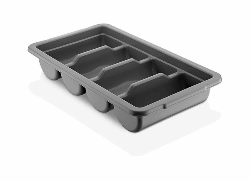 Pladenj za pribor / GN 1/1 / 53x33x10cm / 4-delni