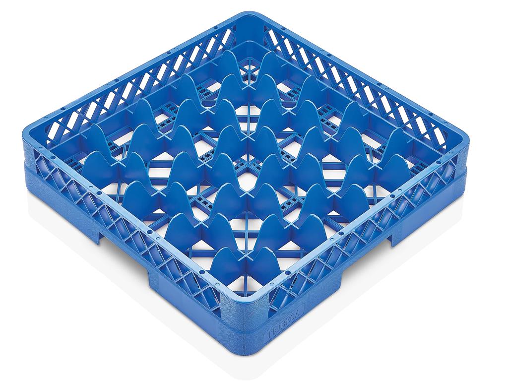 Košara za kozarce / 25 prekatov / 49x49cm / 9x9cm