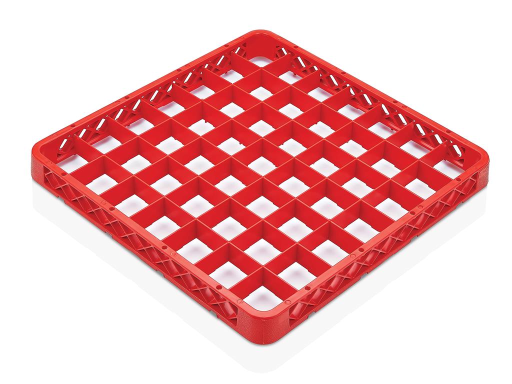 Košara za kozarce / 49 prekatov / 49x49cm / 6x6cm / povišek