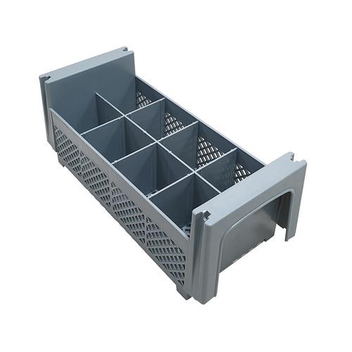 Košara za pomivanje pribora / 49x20x19cm / 8-delna