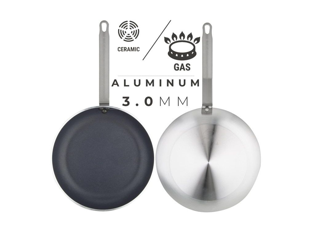 Aluminijasta ponev / 28cm / 3mm / Non-Stick / 2,05L