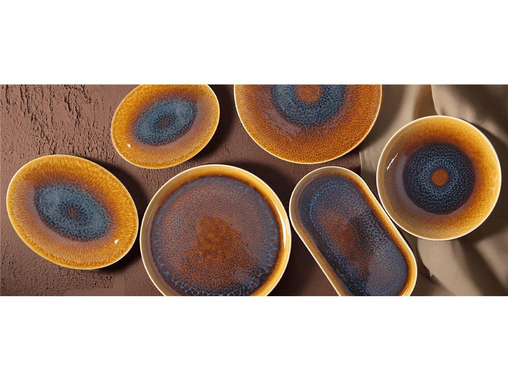 Saura globoki krožnik Eo / 25cm / 1000ml / 6kos