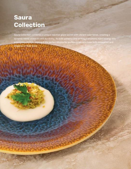 Saura globoki krožnik Eo / 25cm / 1000ml / 6kos