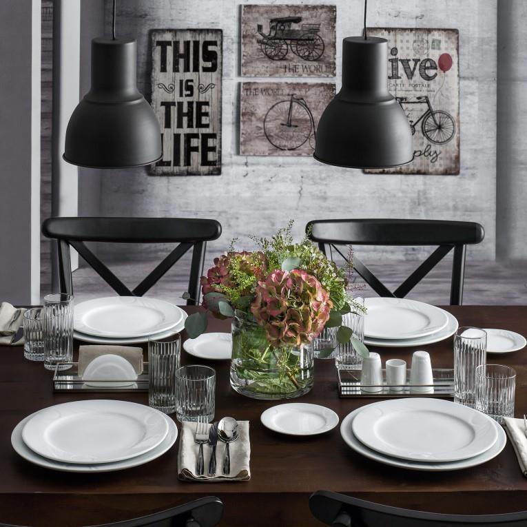 Karizma plitki krožnik / 28cm / 6 kos