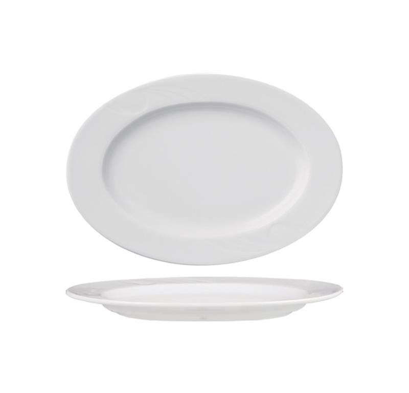 Karizma plitki krožnik / oval / 29cm / 1kos