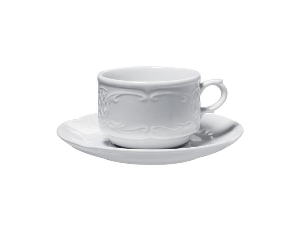 Flora skodelica in podstavek / 25cl / 12 setov