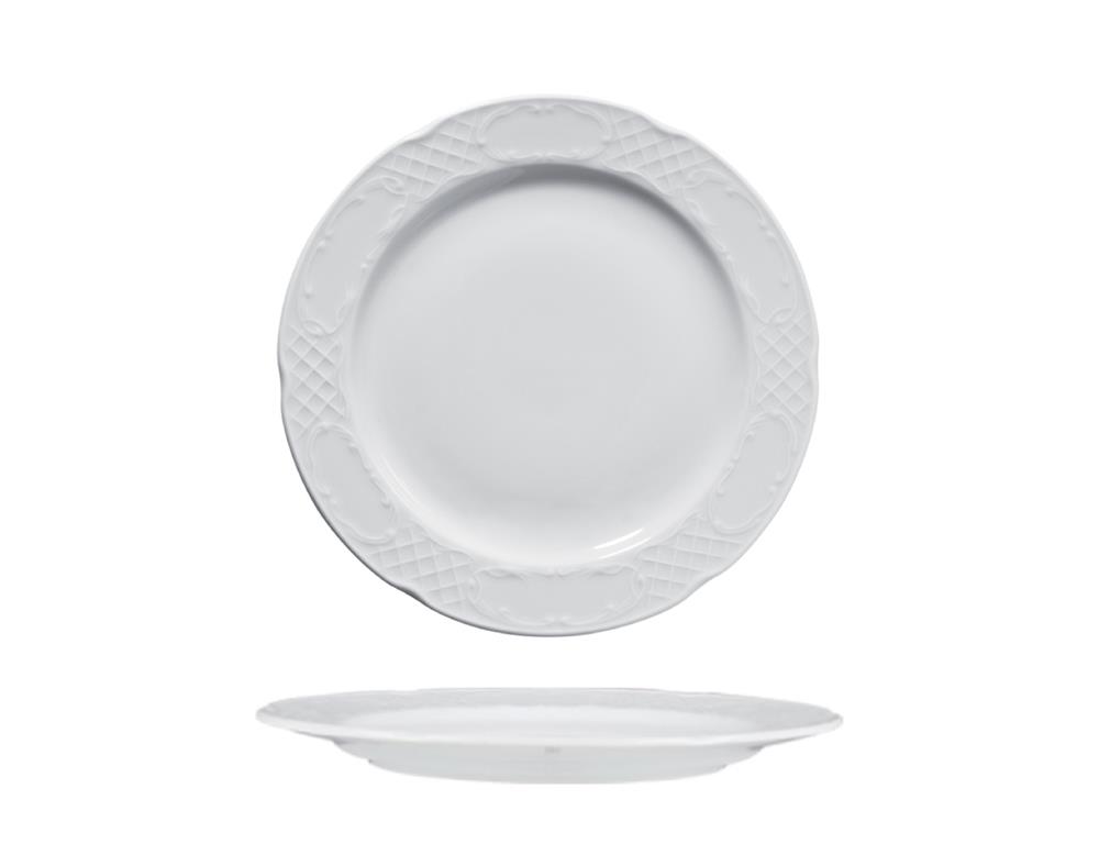 Flora plitki krožnik / 27cm / 12 kos