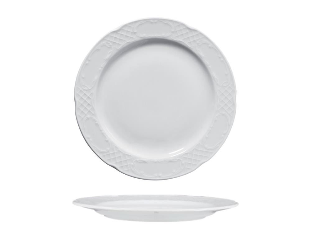 Flora plitki krožnik / 30cm / 6 kos