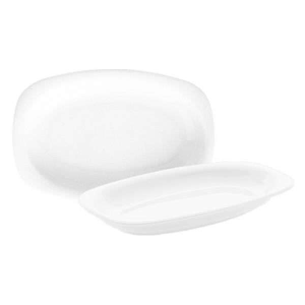 Mimoza plitki krožnik / oval / 39cm / 6 kos