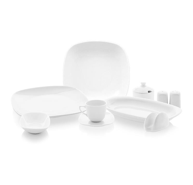 Mimoza plitki krožnik / oval / 39cm / 6 kos