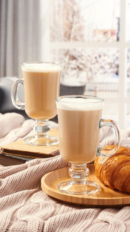 Lonček za tople napitke Irish Coffee / 22cl / 12kos