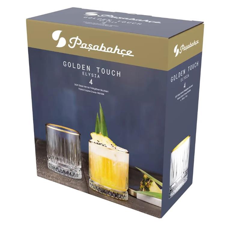 Kozarec Elysia / 21cl / zlati rob