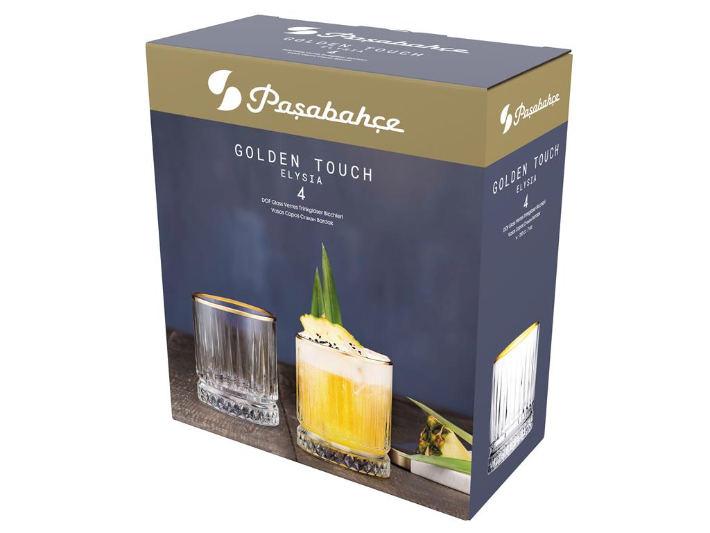 Kozarec Elysia / 35cl / zlati rob / 4kos