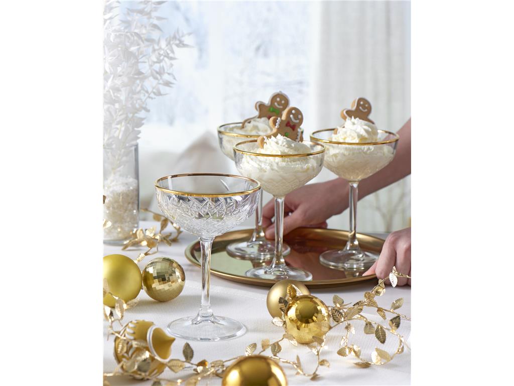 Kozarec Timeless / 26cl / zlati rob / 4kos