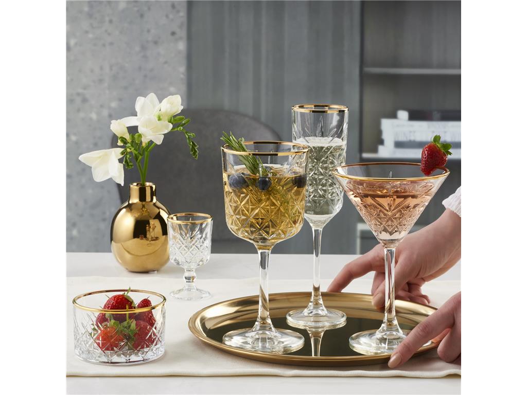 Kozarec Timeless / 26cl / zlati rob / 4kos