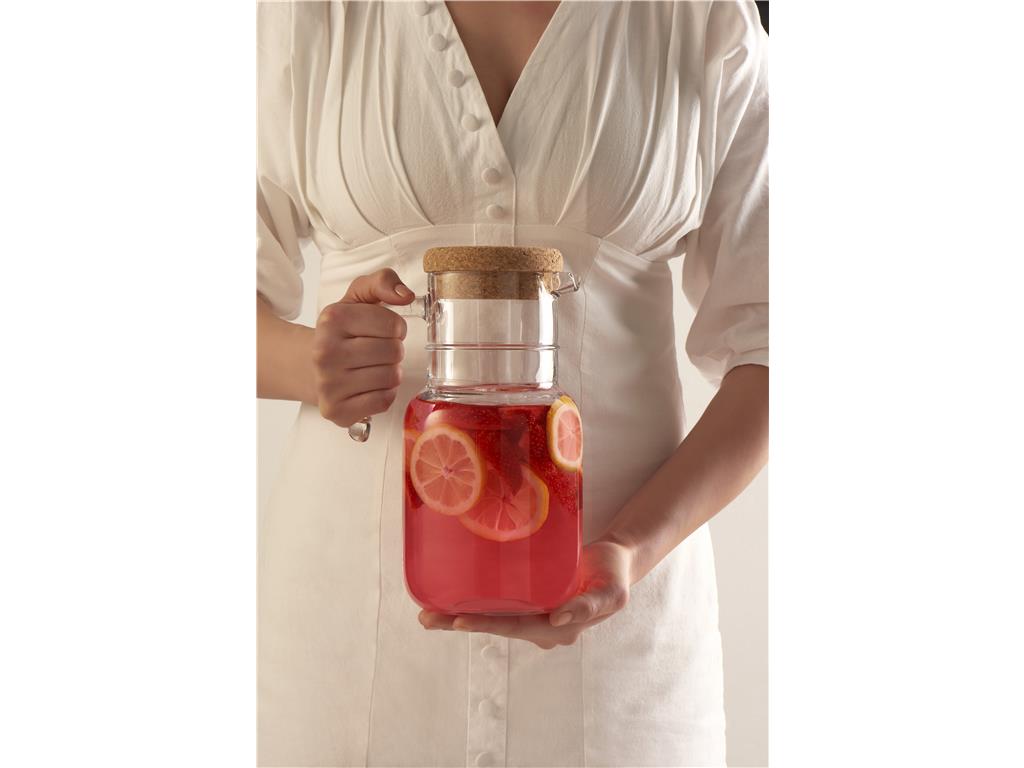 Vrč Hoop / 1.5L / s pokrovom iz plute