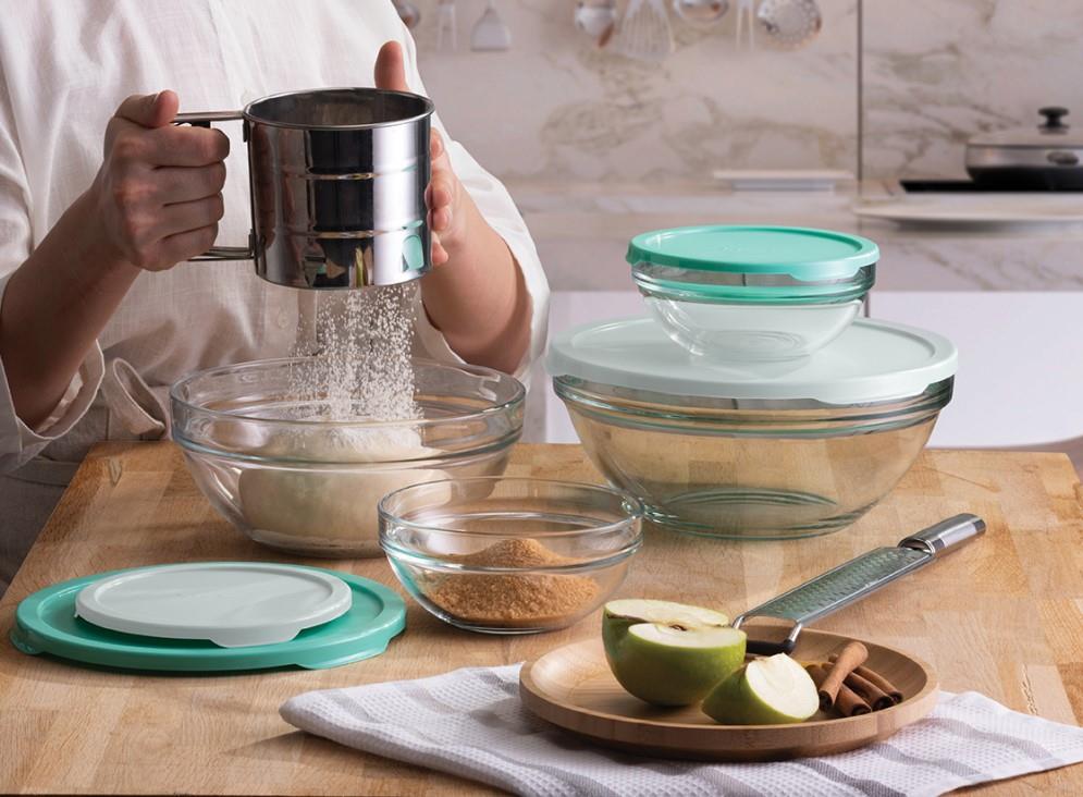 Skleda Chef's / 140mm / bel pokrov / 1kos