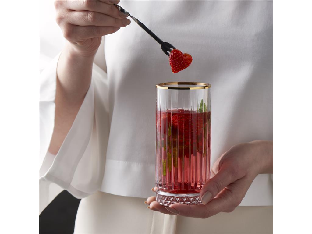 Kozarec Elysia / 28cl / 4kos / zlati rob