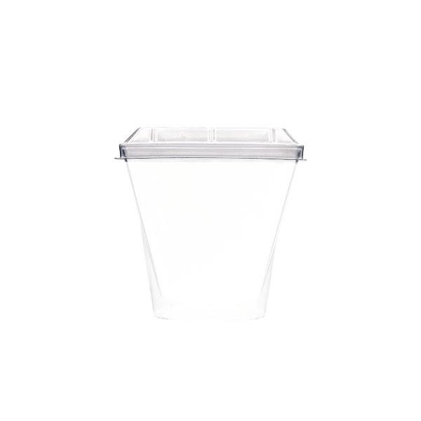 Fingerfood posodica Disco / pokrov / 45kos / za 240ml