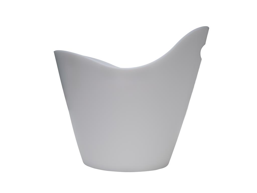 Posoda za led in steklenice / 28x24cm / Bela / Disco