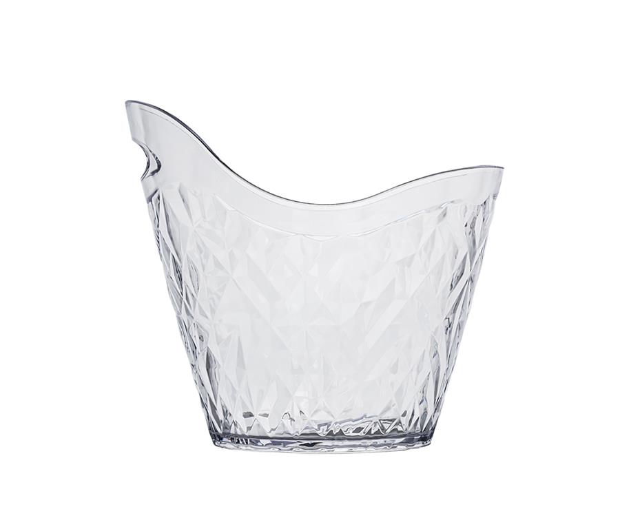 Posoda za led in steklenice / 28x24x25cm / Prisma / Prozorna