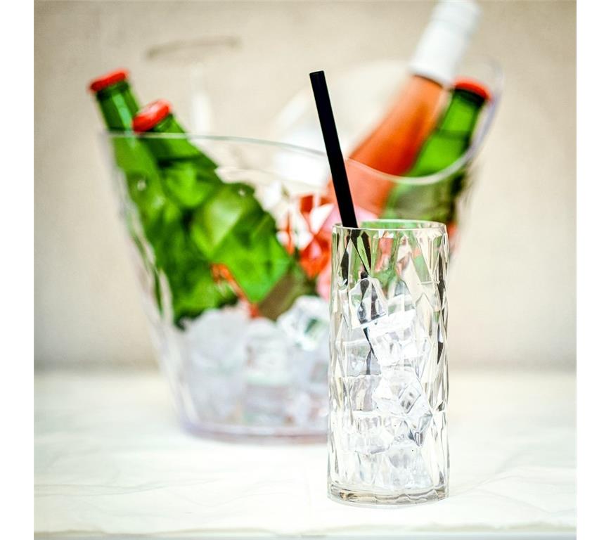 Posoda za led in steklenice / 28x24x25cm / Prisma / Prozorna