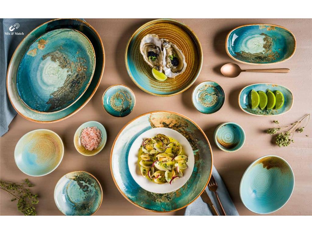 Coral plitki krožnik / 21cm / 12 kos