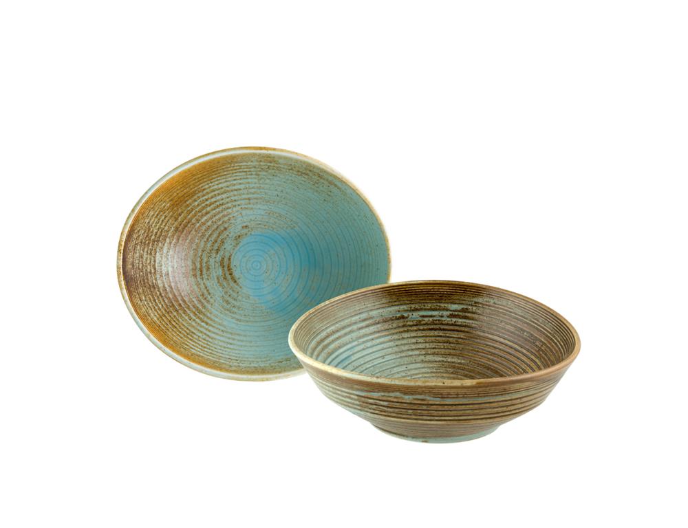 Coral skleda / 19cm / 12kos