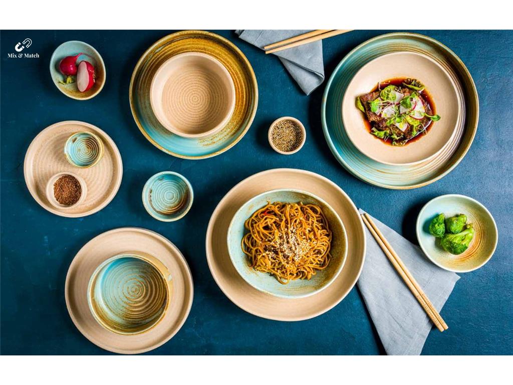 Coral skleda / 19cm / 12kos