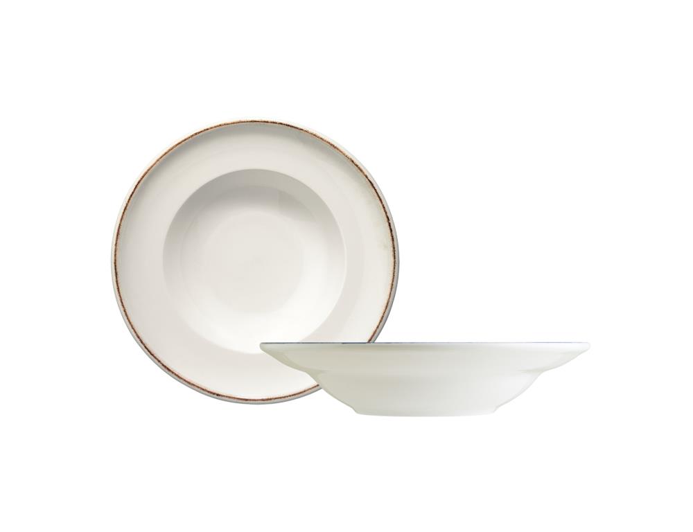 Retro globoki krožnik Gourmet / 24cm / 400ml / 6 kos