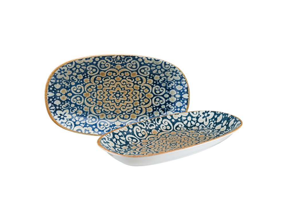Alhambra ovalni krožnik Gourmet / 19x11cm / 12 kos