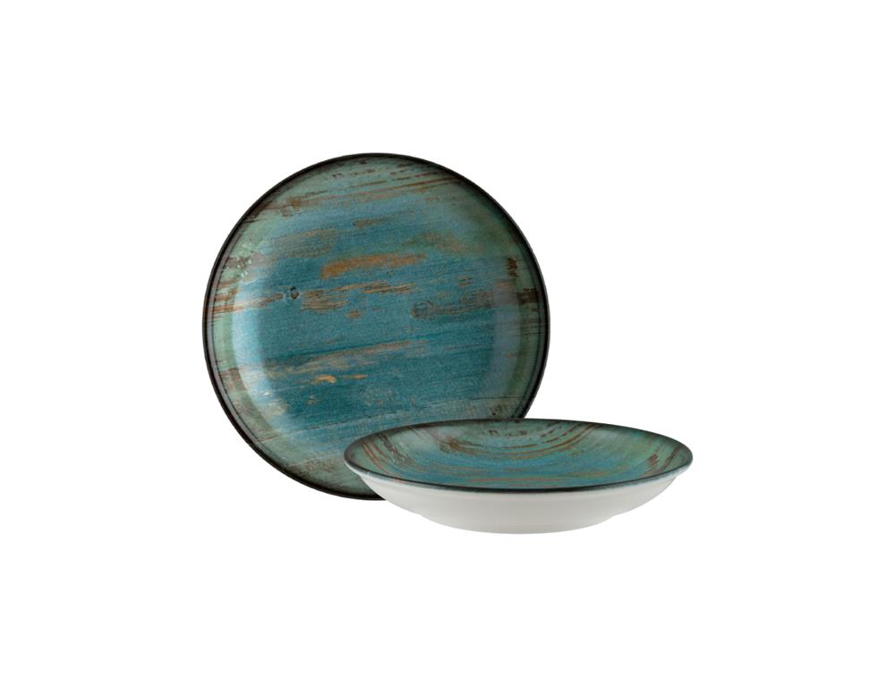 Madera globoki krožnik Bloom / 23cm / 1000ml / 6kos