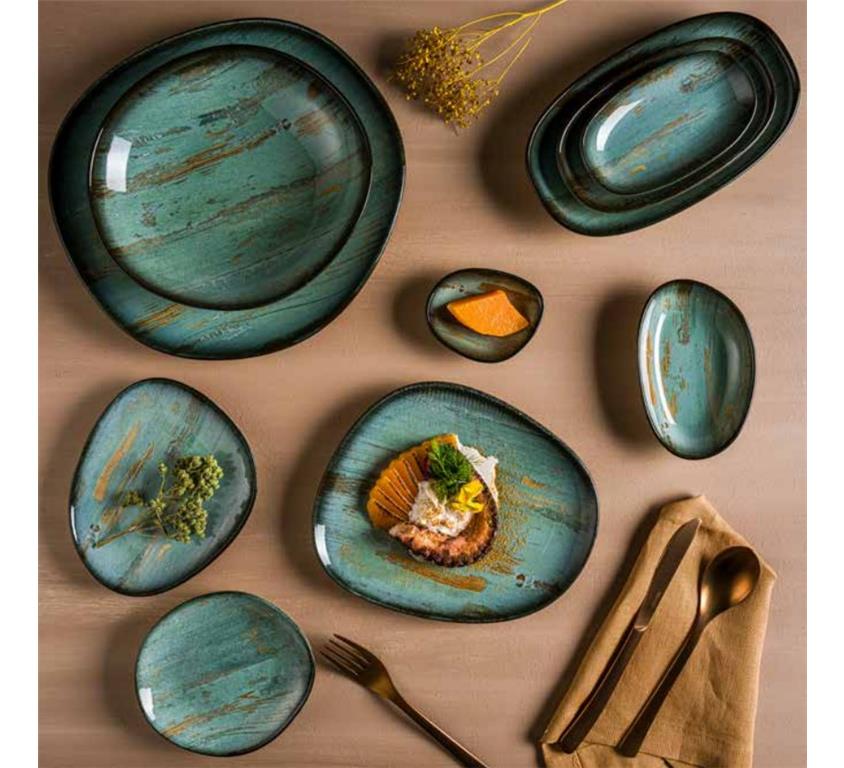 Madera globoki krožnik Gourmet / 24cm / 400ml / 6 kos