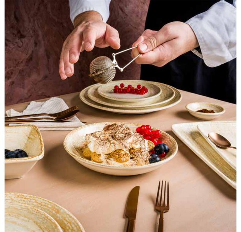 Patera globoki krožnik Gourmet / 24cm / 400ml / 6kos