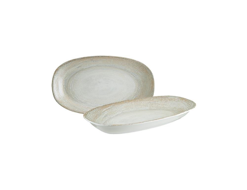Patera ovalni krožnik / 29x17cm / 6kos