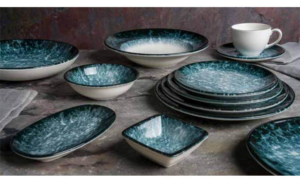 Sepia plitki krožnik Gourmet / 34x19cm / 6kos