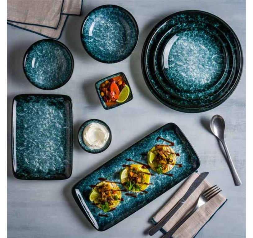 Sepia plitki krožnik Gourmet / 30cm / 6kos