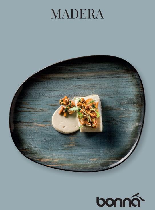 Madera plitki krožnik Vago / 24cm / 12kos