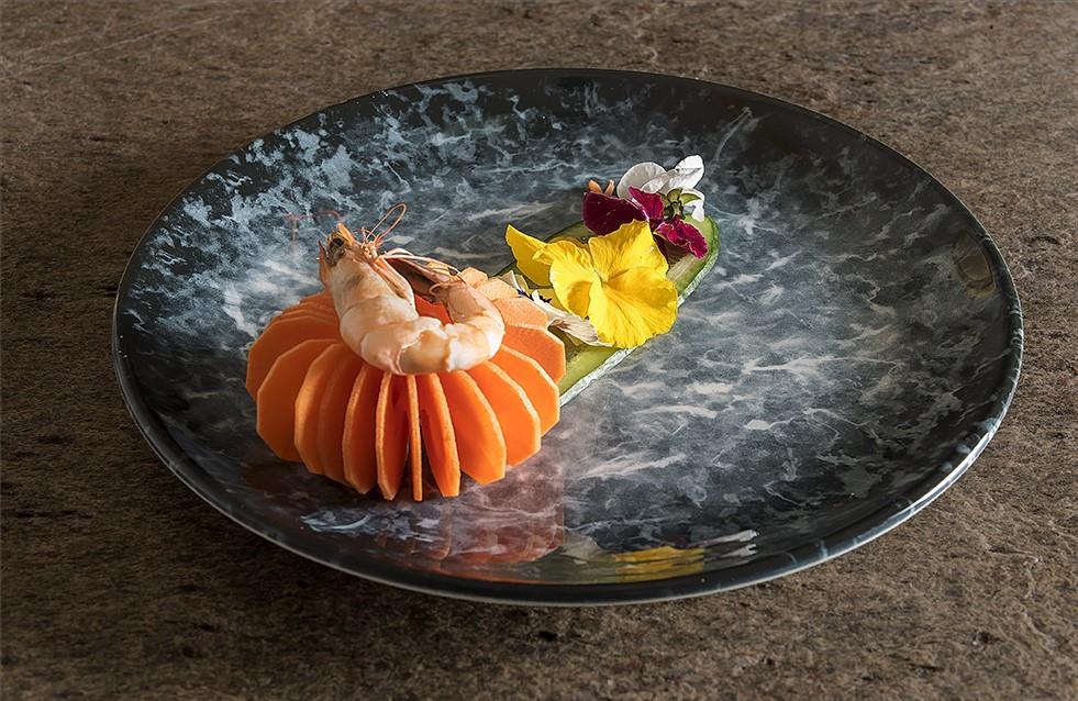 Sepia plitki krožnik Gourmet / 21cm / 12kos