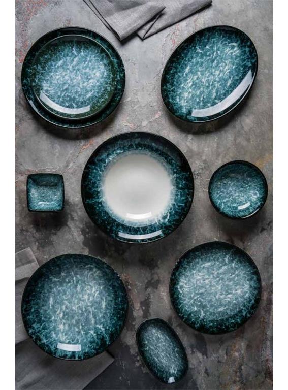 Sepia plitki krožnik Gourmet / 21cm / 12kos