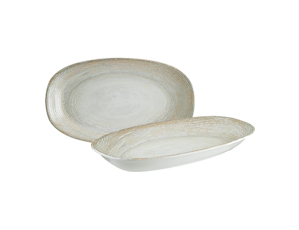 Patera ovalni krožnik Gourmet / 34x19cm / 6kos
